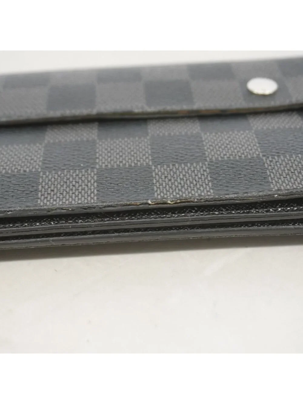 Louis Vuitton Wallet Damier Graphite Portefeuille Accordeon Black